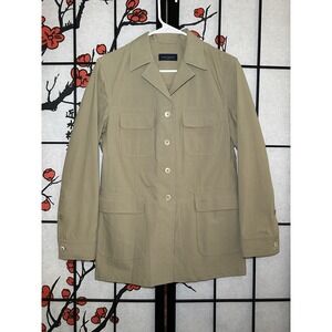 Light Trenchcoat Piazza Sempione Beige Cotton Nylon Quiet Luxury‎ IT 44 US 8